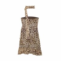 Animal print lingerie tulle dress - Thumbnail 2