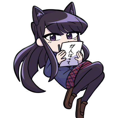 Komi-san sticker