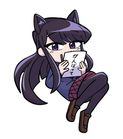 Komi-san Sticker