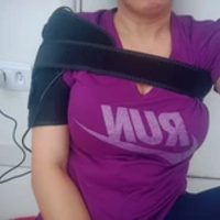 Electric Heated Shoulder Brace with Vibration Massage Adjustable Protective - Thumbnail 5