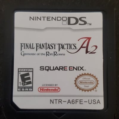 Final fantasy a2 nintendo ds video game cartridge