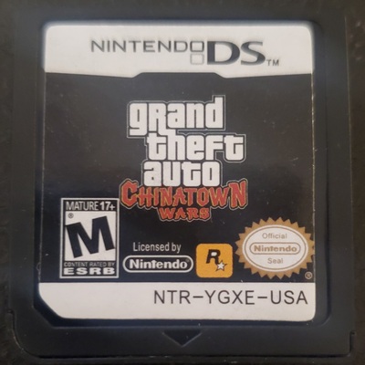 Grand theft auto chinatown wars nintendo ds video game cartridge