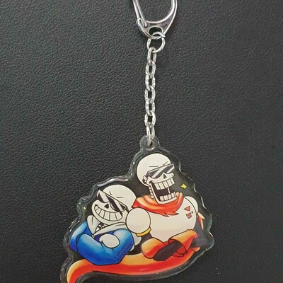 Cool skelebros keychain