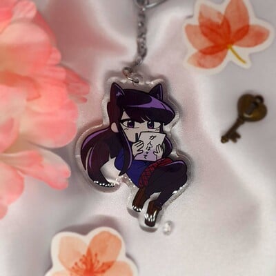 Komi-san keychain