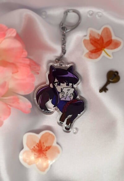Komi-san Keychain