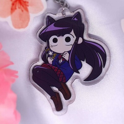 Komi-san keychain