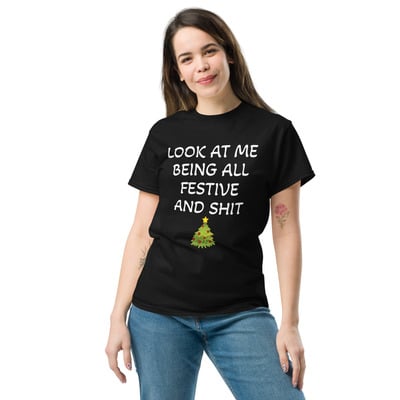 Unisex festive classic tee