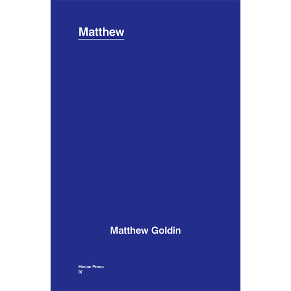 Matthew Goldin — Matthew