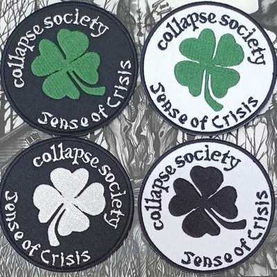 Collapse society embroidered patch - Thumbnail 1