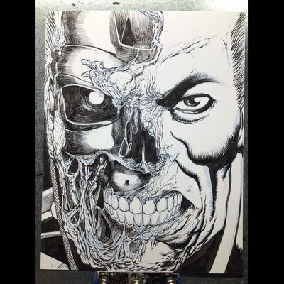 Battle Damaged Model 101 Cyborg