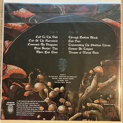 Sleepless - through endless black (new portland metal splatter vinyl lp - dead conspiracy members)