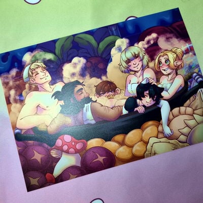 Delicious in dungeon a4 print