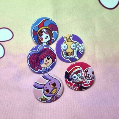 The amazing digital circus buttons