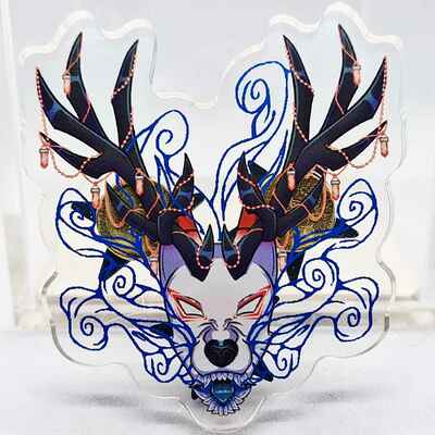 Foil acrylic pin - breath of winter