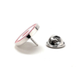 Bullseye Lapel Pin Red and White Target Enamel Pin Lanyard Pin Tie Tack 3D Design Silver Trim-1