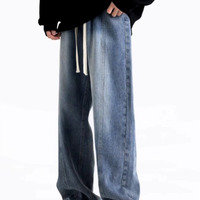 Stunning Vintage Punk Chunky Drawstring Washed Oversize Pants Streetwear Rave Unique For Men Women Amazing - Thumbnail 4