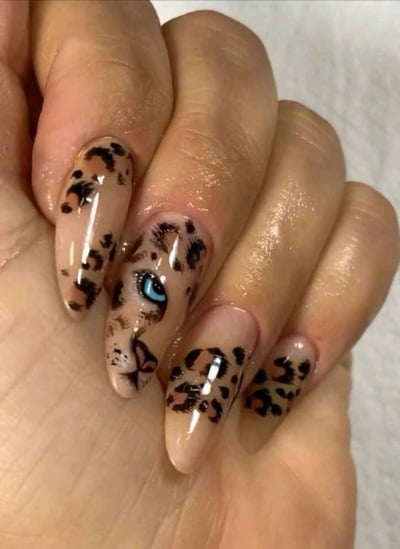 Leopard Print Presson 🐆 nails 