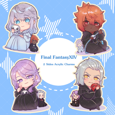 [pre-order]ff14 acrylic charms
