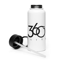 360 Elite Stainless steel water bottle with a straw lid - Thumbnail 1