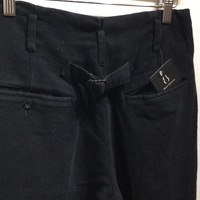 Monsieur Nicole ( Matsuda ) black nuback pants 80s - Thumbnail 2