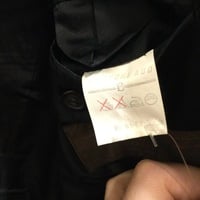 Masayuki Abo black cashmere middle coat - Thumbnail 4