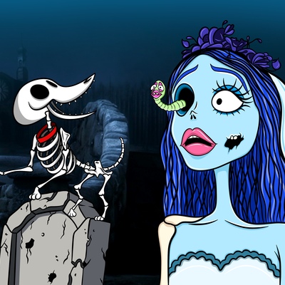 Scraps graveyard print