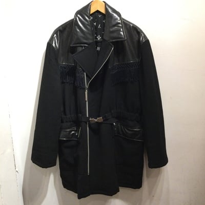 Luna mattino fringed double breasted coat