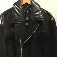 Luna Mattino fringed double breasted coat - Thumbnail 1