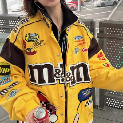 *free shipping*vintage m & m jacket 