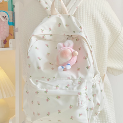 *free shipping*cute floral print backpack 