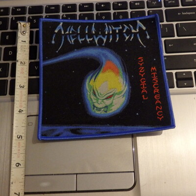 "syzygial miscreancy" full color album cover 5" woven sew-on patch! 