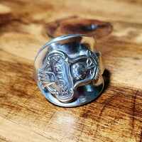 Bucherer Spoon Ring – Vintage Jewelry from Collectible Souvenir Spoon - Thumbnail 1