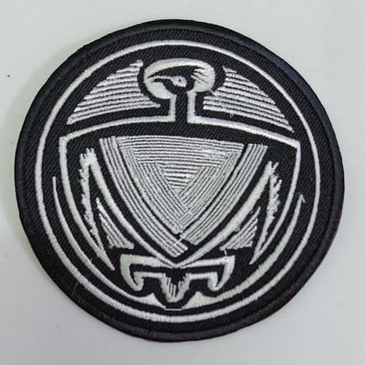Antischism  embroidered patch