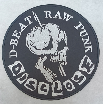 DISCLOSE - D-beat Raw Punk embroidered back patch