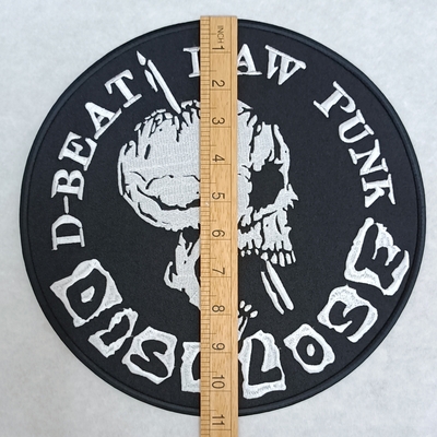 Disclose - d-beat raw punk embroidered back patch