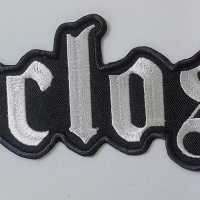 Disclose long embroidered patch