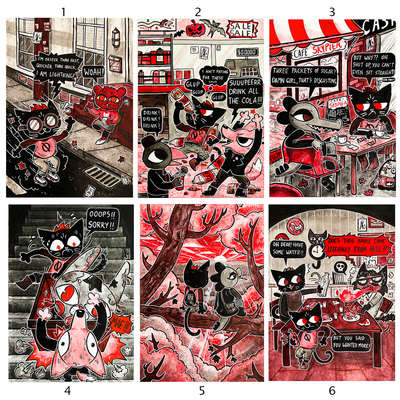 Maetober 2024 prints days 1 to 6