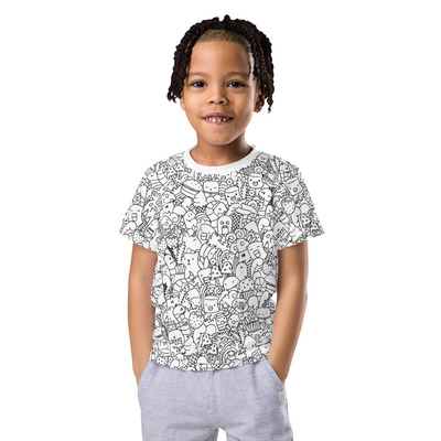 Snack Feiends Kids crew neck t-shirt