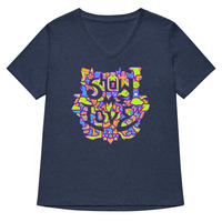 Show Me Love (Womens V-neck) - Thumbnail 8