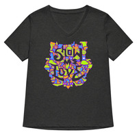 Show Me Love (Womens V-neck) - Thumbnail 11