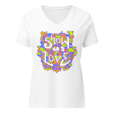 Show me love (womens v-neck)