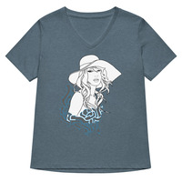 Line Addict (Womens V-neck) - Thumbnail 14