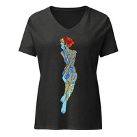 Pondering (Womens V-neck) - Thumbnail 9