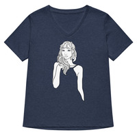 Eleglance (Womens V-neck) - Thumbnail 5