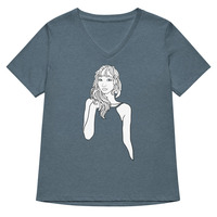 Eleglance (Womens V-neck) - Thumbnail 11