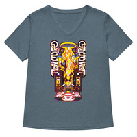 Queen of Cups (Womens V-neck) - Thumbnail 2