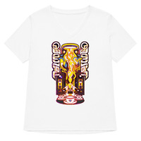Queen of Cups (Womens V-neck) - Thumbnail 5