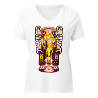 Queen of Cups (Womens V-neck) - Thumbnail 3