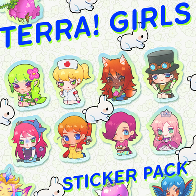 Terra! girls sticker pack - Thumbnail 1