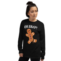 Oh Snap Long unisex Sleeve Shirt - Thumbnail 1